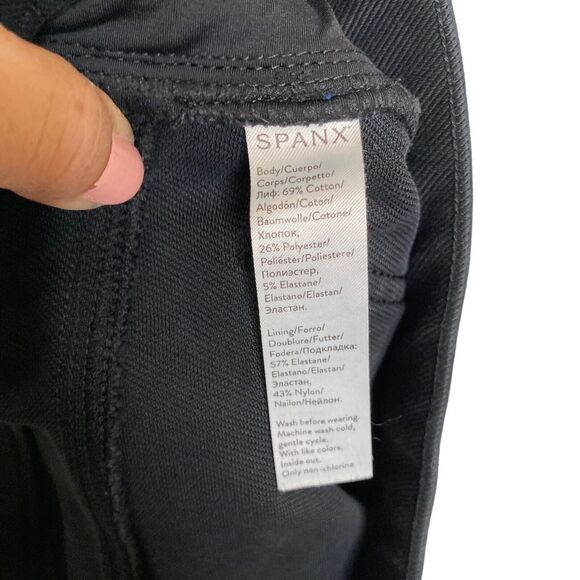 SPANX Jean-ish Ankle Leggings 20018R Black Size Medium - Picture 12 of 12